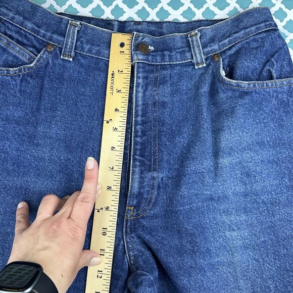 Vintage 1970s Levi's 25035 0214 Made in USA Jean Women Size 12 Blue ( 28x26 ) - Picture 10 of 16